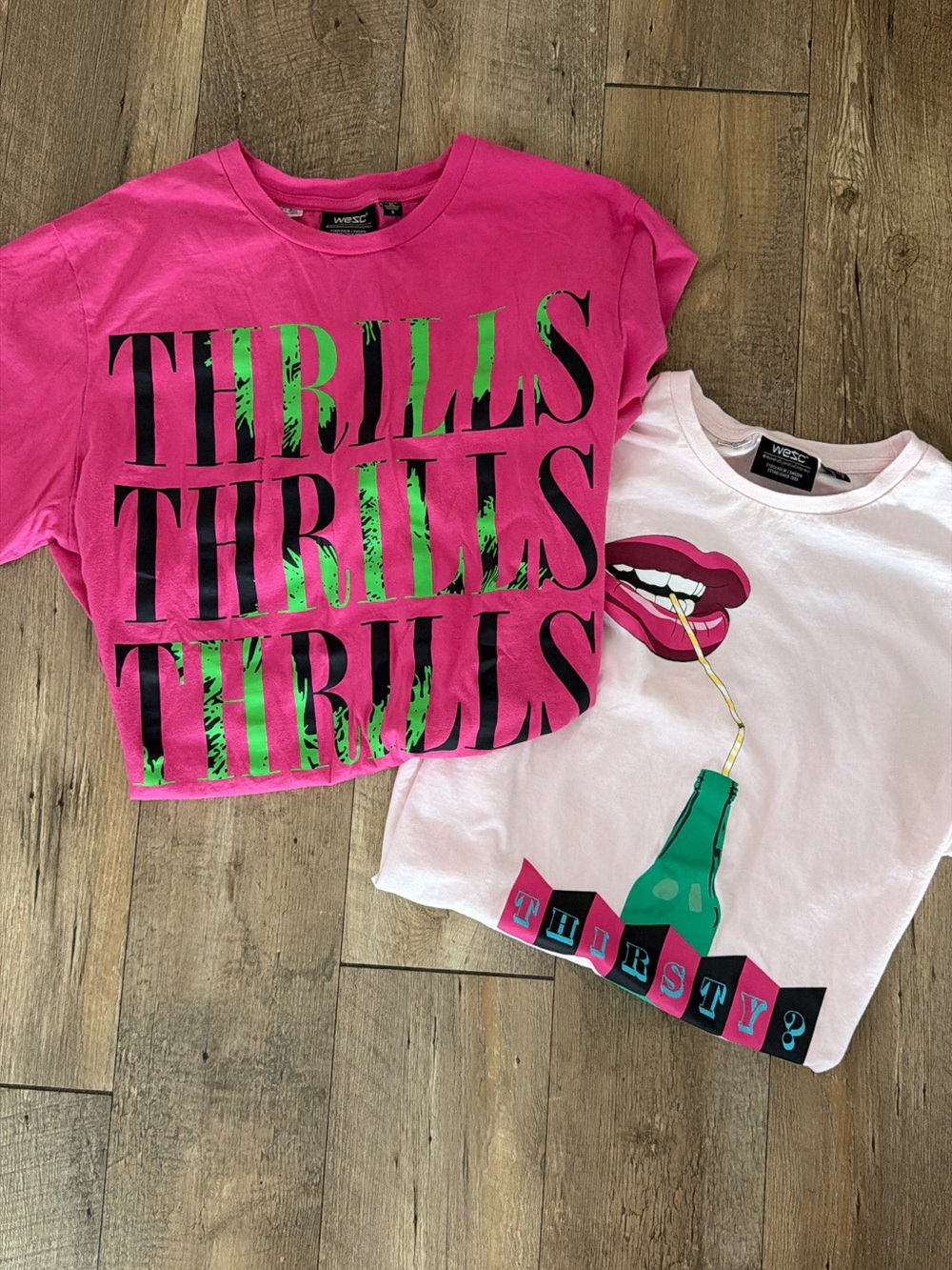 WeSc Set of Graphic 100% Cotton Short Sleeve Tees